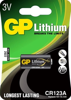 gp lithium foto cr 123 a
