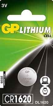 gp lithium cr1620 dl1620 4891199028151 3V