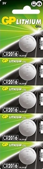 gp lithium cr2016 dl2016 4891199001123 3V