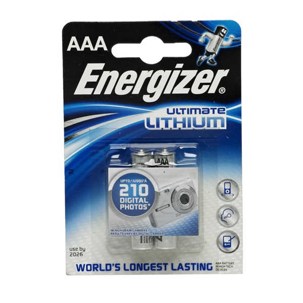 Energizer lithium AAA batterijen 1100 mAh BatterijTotaal.nl