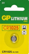 5 stuks GP Lithium Knoopcellen type: CR 1025