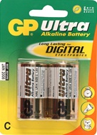 GP Ultra alkaline batterijen type C (baby)