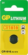 5 stuks GP Lithium Knoopcellen type: CR 1616