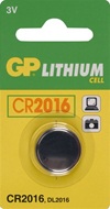 5 stuks GP Lithium Knoopcellen type: CR 2016