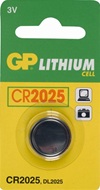 5 stuks GP Lithium Knoopcellen type: CR 2025