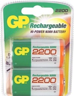 GP 2200 mAh D oplaadbare batterijen