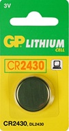 5 stuks GP Lithium Knoopcellen type: CR 2430
