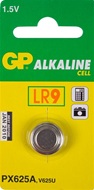 5 stuks GP Alkaline Knoopcellen type: LR 9, PX 625 A en V 625 U