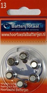 BatterijTotaal.nl 13 hoortoestel batterijen type 13 oranje 