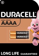 2 stuks Duracell AAAA ultra alkaline batterijen