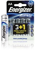 4 stuks Energizer lithium AA batterijen 2000 mAh