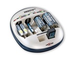 Ansmann Energy 8 Plus universele snelle batterijlader voor AAA, AA, C, D en 9 volt