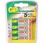 GP 2500 mAh AA oplaadbare batterijen