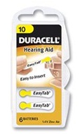 Duracell 10 hoorbatterijen type 10 geel