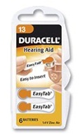 Duracell 13 hoorbatterijen type 13 oranje