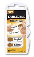 Duracell 312 hoortoestel batterijen type 312 bruin