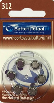 batterijtotaal.nl 312 bruin hoorbatterijen pr 41