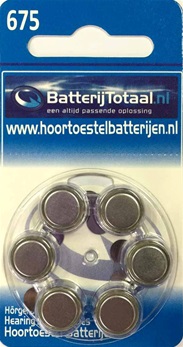 batterijtotaal.nl 675 blauw hoorbatterijen pr 44