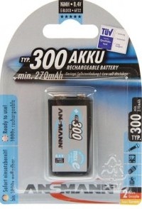 Ansmann 9v blok 300 mah