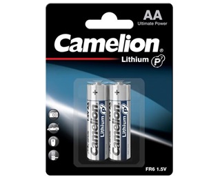 Camelion-AA-Lithium-FR6-P7-2 pack-1.5V