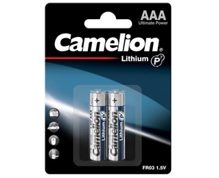 Camelion-AAA-Lithium-FR03-P7-2 pack-1.5V