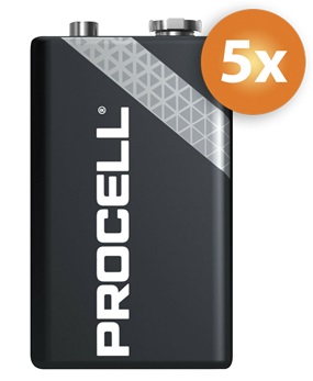 duracell-procell-9v-alkaline-batterijen-5-pack