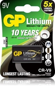 GP 9V lithium cr v9