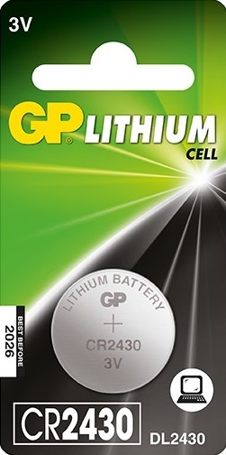 Werkelijk Vijftig karbonade 1 stuks GP Lithium Knoopcel CR 2430 3V prijs bij een afname van 10 st. |  BatterijTotaal.nl