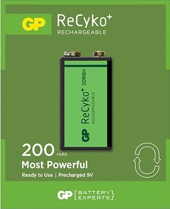 Gepland kalf Relativiteitstheorie GP 200 mAh 9 V oplaadbare batterij | BatterijTotaal.nl