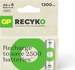 GP ReCyKo 1300 mAh AA oplaadbare batterijen