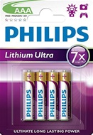 Philips Lithium Ultra AAA batterijen