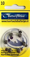 BatterijTotaal.nl 10 hoortoestel batterijen type 10 geel 