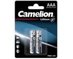 2 stuks Camelion lithium AAA batterijen 1200 mAh