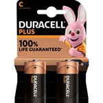 Duracell Plus alkaline batterij type C (baby) 