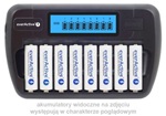 EverActive NC 800 voor 8 stuks AA en AAA oplaadbare batterijen