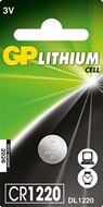 1 stuks GP Lithium Knoopcel CR 1220 3V (prijs bij een afname van 10 st.)