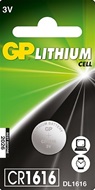 1 stuks GP Lithium Knoopcel CR 1616 3V (prijs bij een afname van 10 st.)