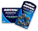 Rayovac 675 Acoustic Special hoortoestel batterijen type 675 blauw