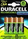 Duracell Pre Charged 2400 mAh AA oplaadbare batterijen