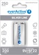 EverActive 200 mAh 9 V oplaadbare batterij